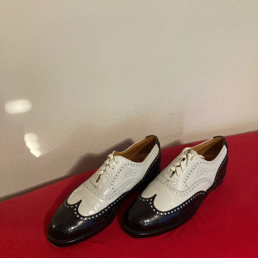 Polo by Ralph Lauren Black and White Oxford Spectators